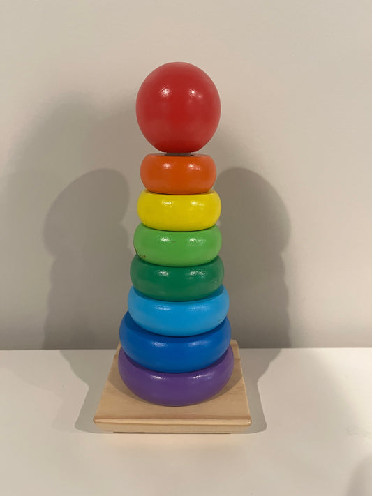 Seller #20 Melissa and Doug wooden stack rings