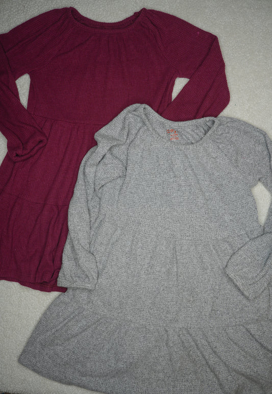 #31 Lot of 2 Girls' Cat & Jack Twirly Dresses, Size 6/6X