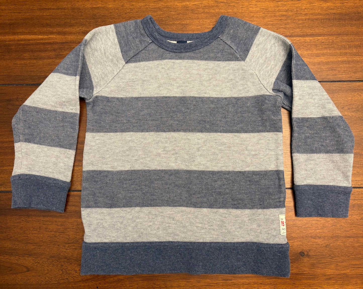 Seller #210 Baby Gap Boys Size 4 Blue Striped Thermal Top