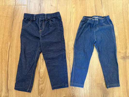 #6 - Carters Girls Jean Leggings - 24 months