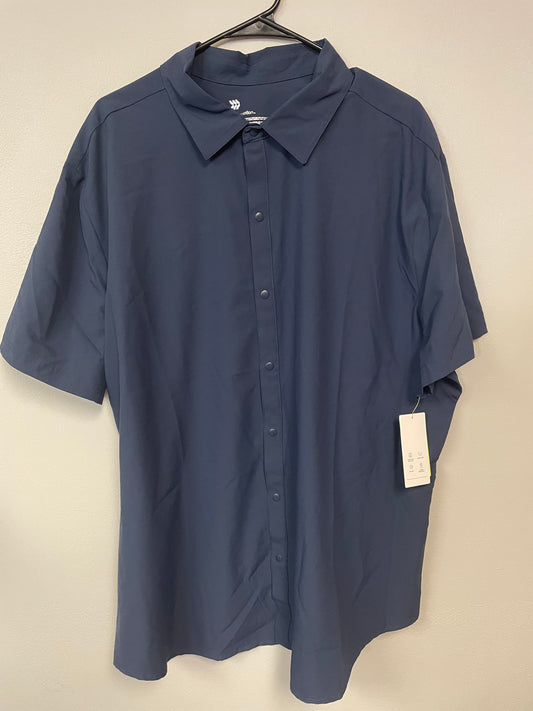 New Men XXL quick dry all in motion button up.