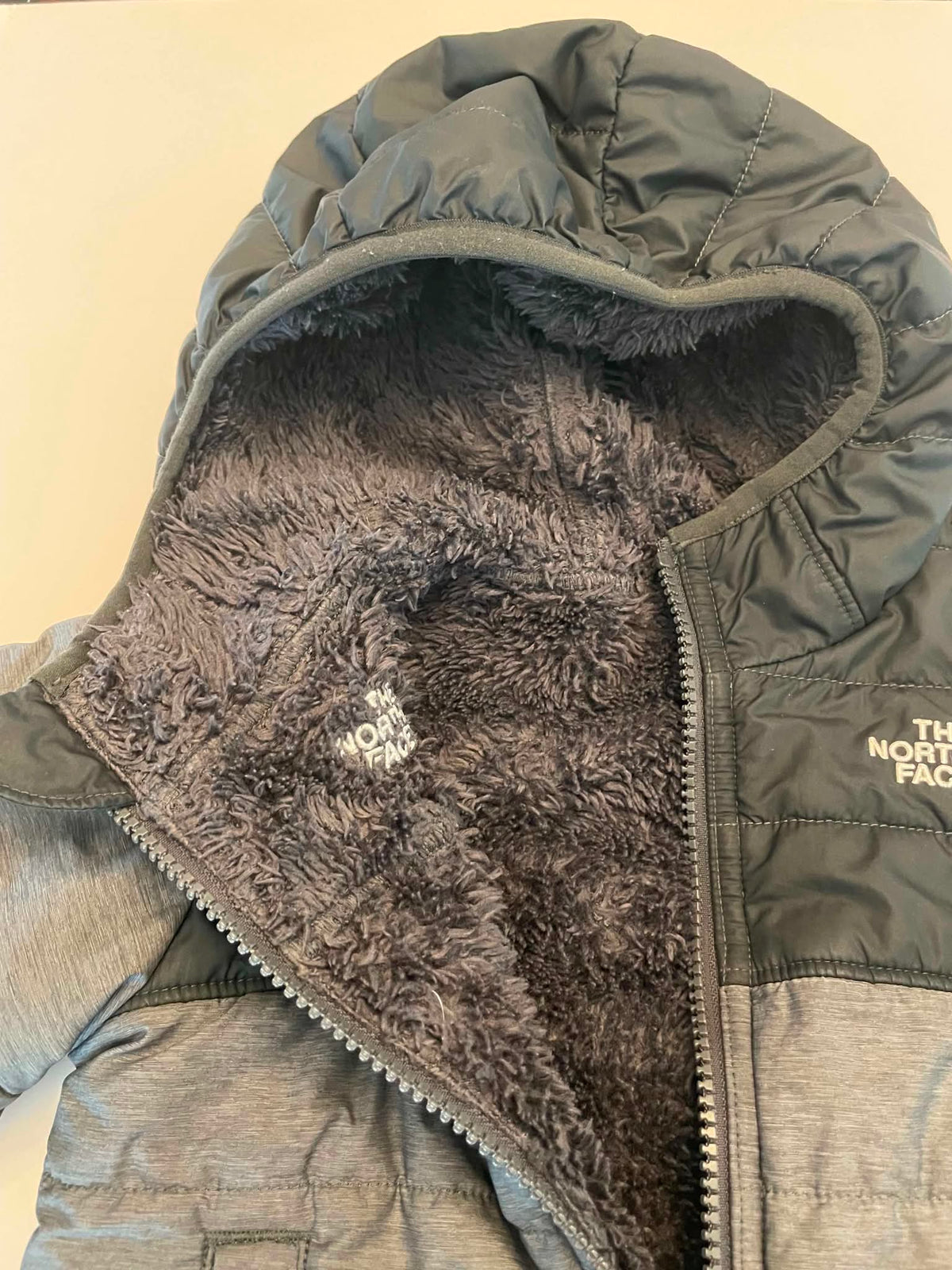 #54 - Boys 3T North Face Gray Winter Coat