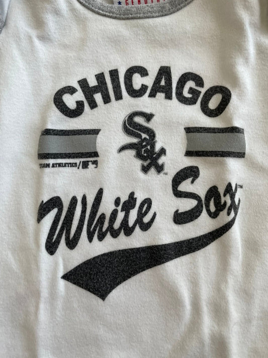 #6 - White Sox Short Sleeved Bodysuit/Onesie - size 0-3 months