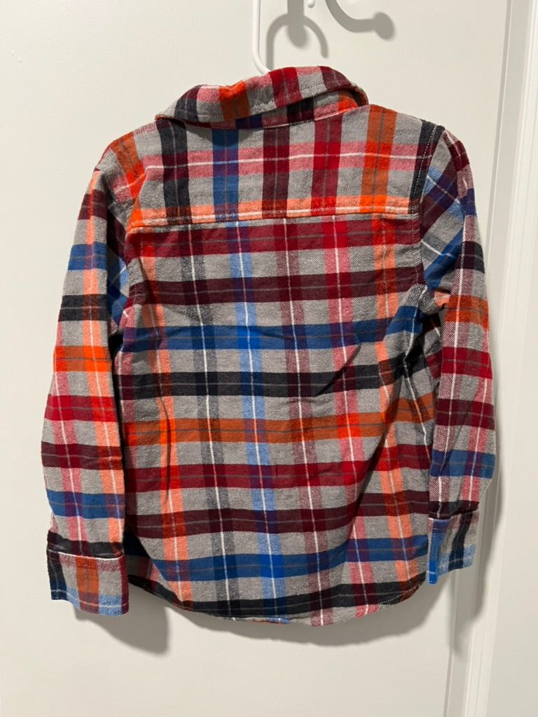 Seller #76 - Gymboree Boys Plaid Button Up Shirt Size 4T