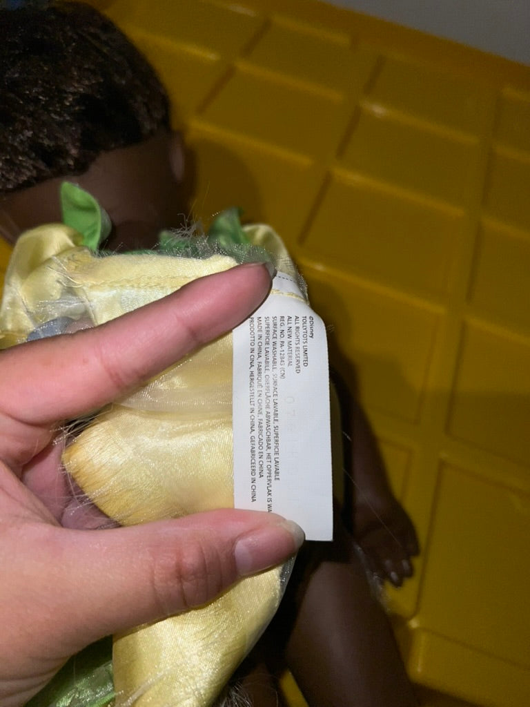 Seller #76 - Disney Store TIANA - Toddler Doll - Princess and The Frog