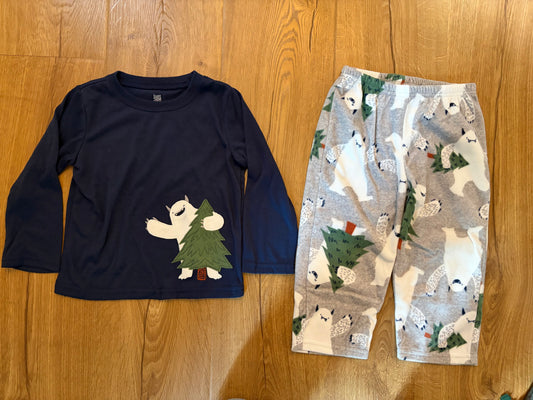 #6 - Carters Just One You Boys Fleece Pajama Set - 2T