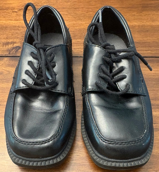 #197 Unlisted by Kenneth Cole Boys Size 10 Black Lace Dress Shoes
