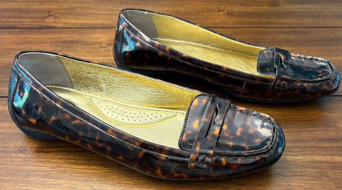 #197 Sperry Women's Size 10 Brown Crocodile Loafers