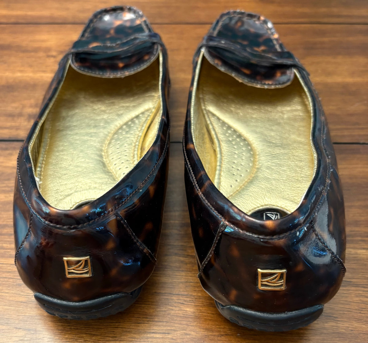 #197 Sperry Women's Size 10 Brown Crocodile Loafers