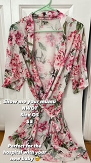 Show Me Your Mumu OSFM floral robe