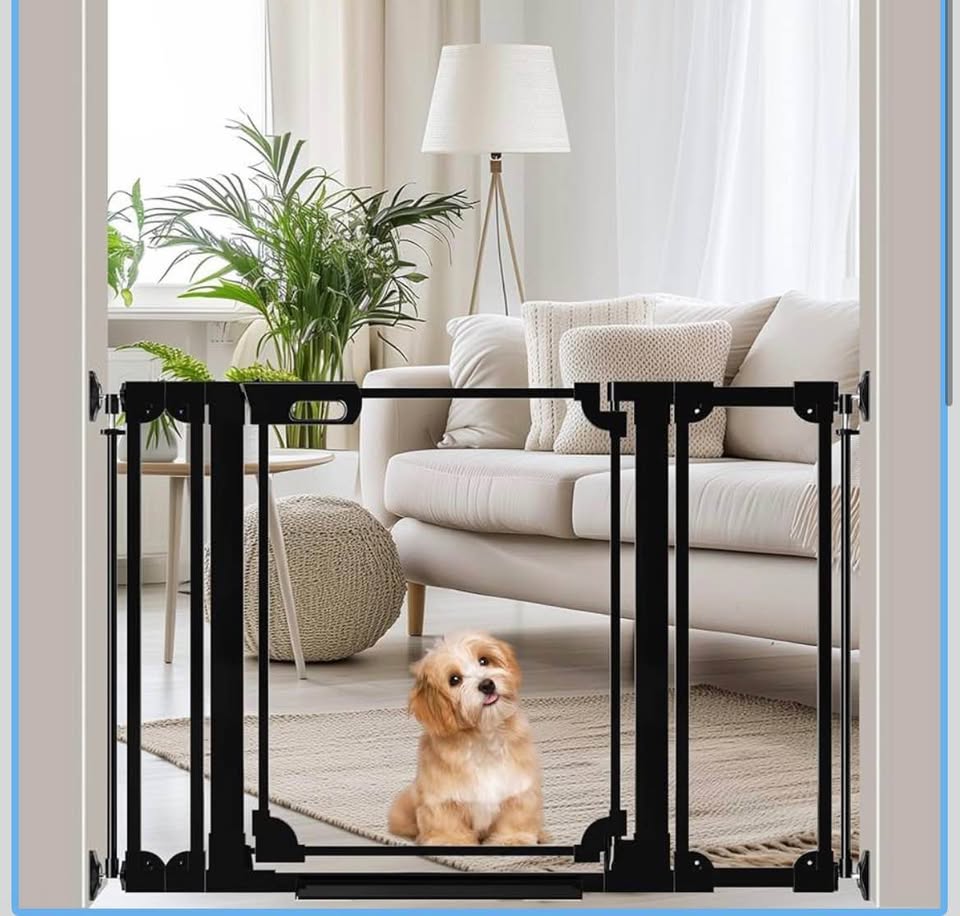 Seller 128 - Clear Door Baby Gate - New in Box!  REDUCED