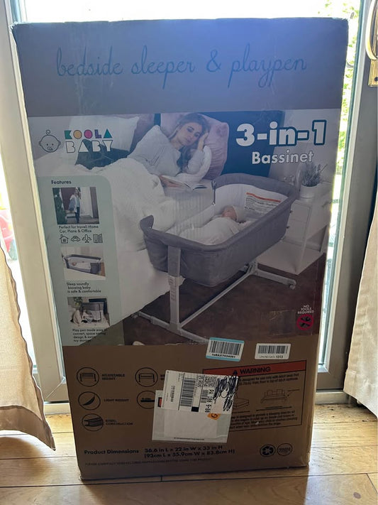 Seller 128 - Koola Baby 3 in 1 Bassinet - Brand New in Box REDUCED