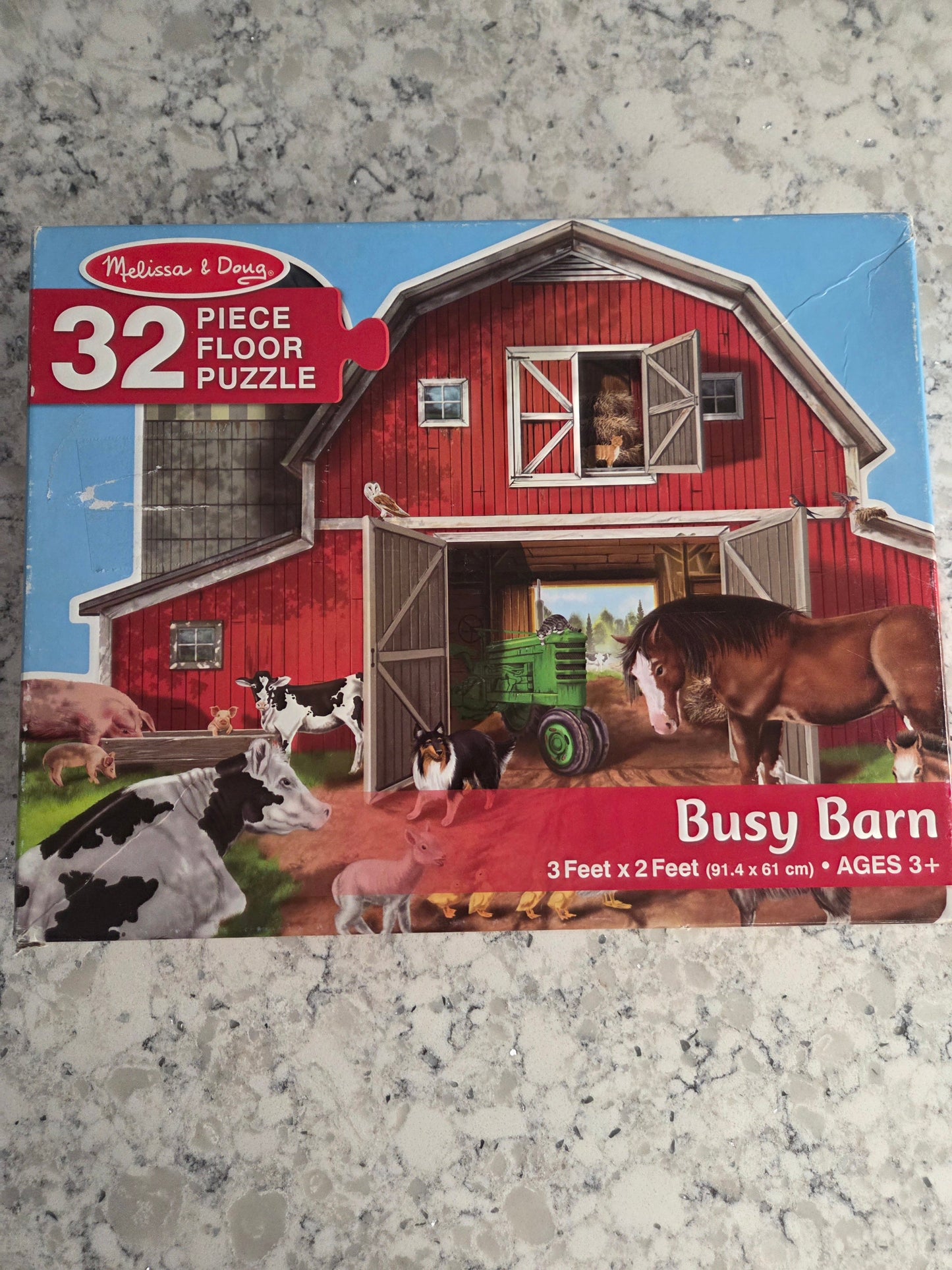 REDUCED Seller 184 Melissa and Doug busy barn puzzle