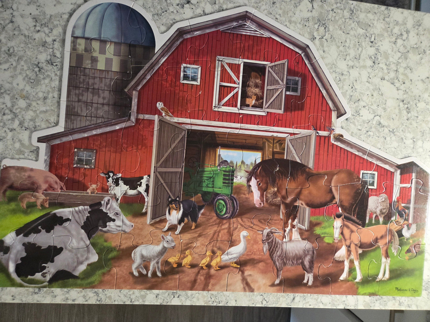 REDUCED Seller 184 Melissa and Doug busy barn puzzle