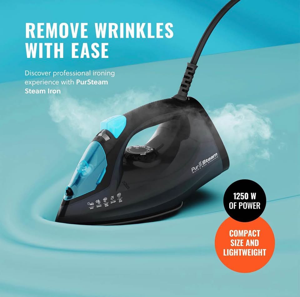 Seller 128 - Pursteam Iron - New in Box