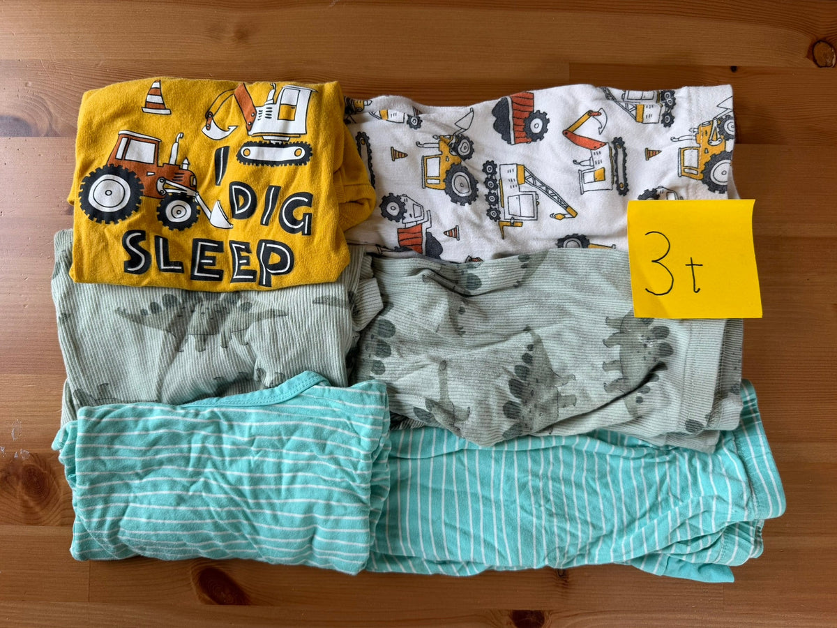 Seller #94 Boys 3T Pajama Bundle Old Navy, Bamboo, Carters