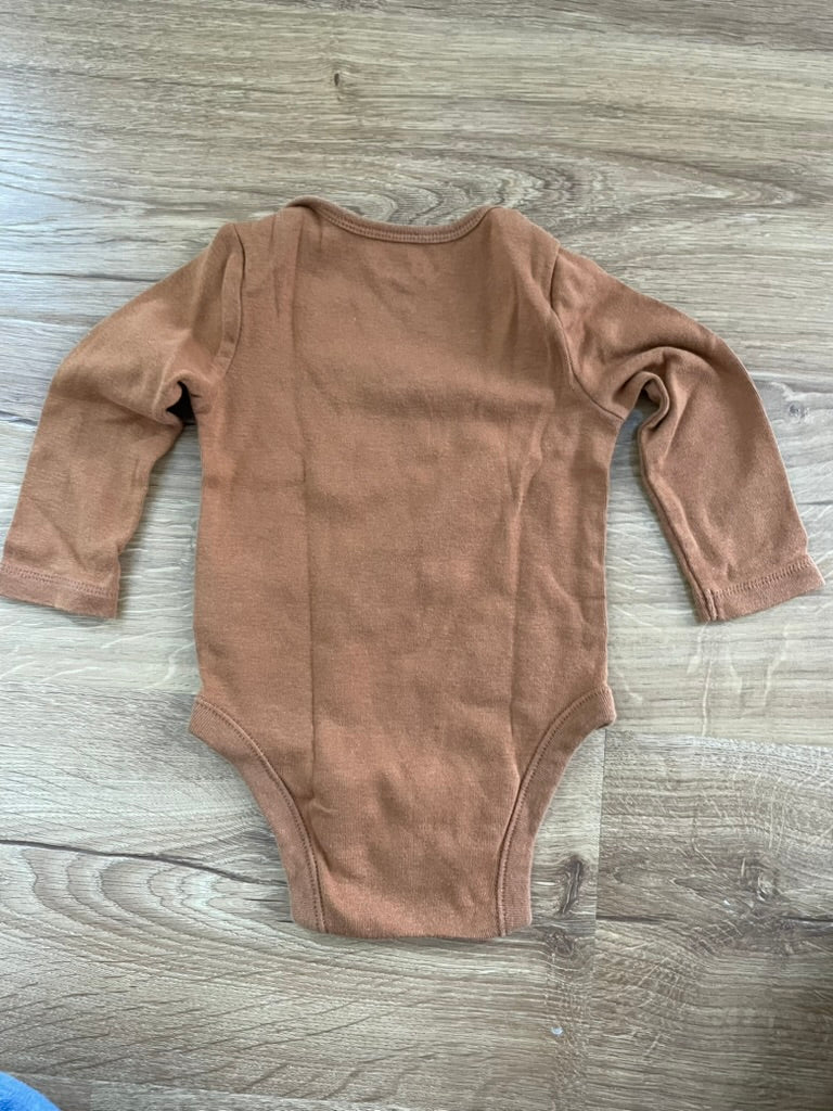 #6 - Long-Sleeved Old Navy Football Bodysuit/Onesie, 6-12 months