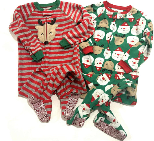 #149- 4T Fleece Holiday PJ Bundle