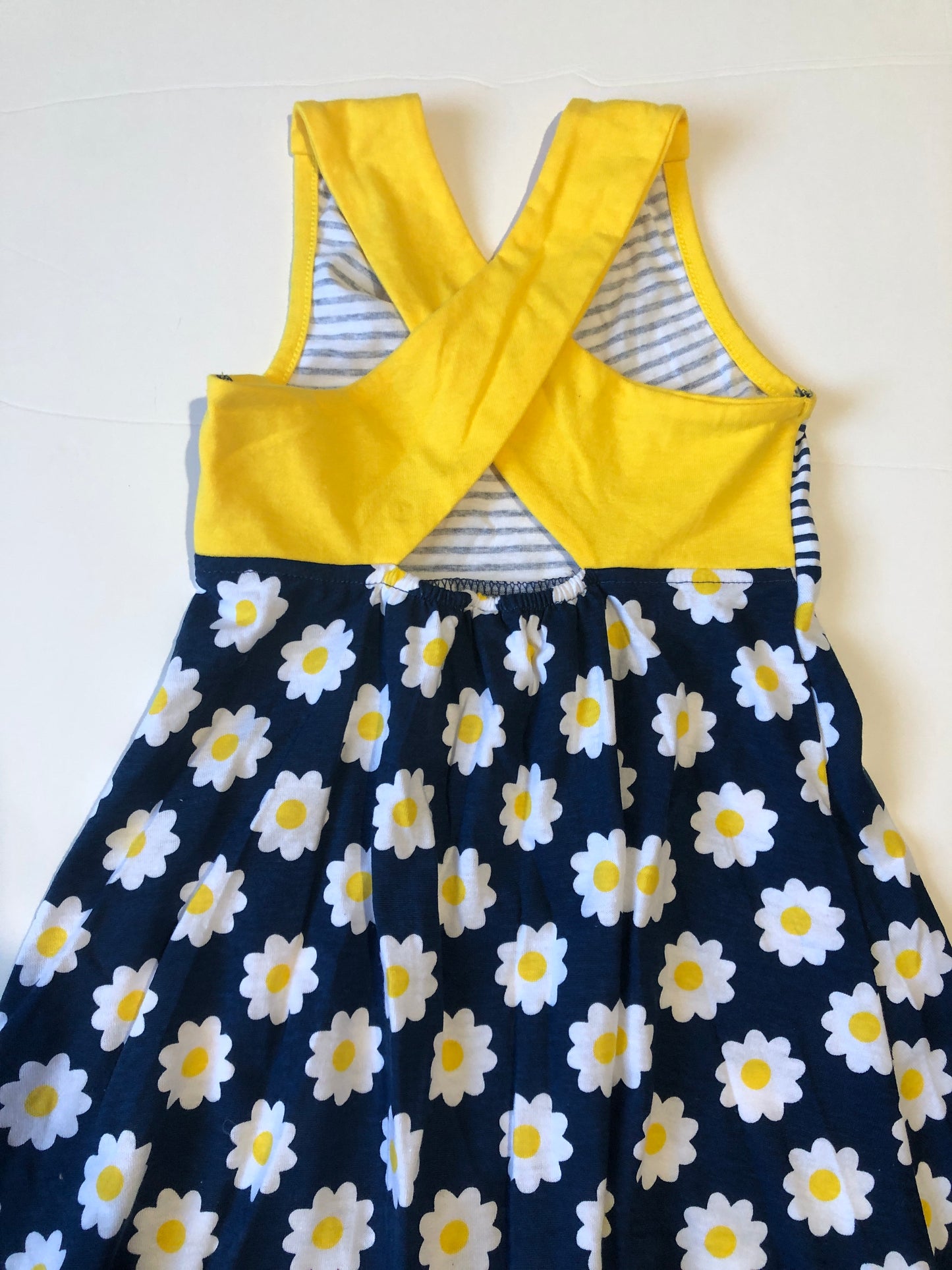 REDUCED PRICE 4 t NWOT girl dress. Navy yellow flowers