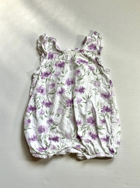 Seller 126 - Burt's Bees Girls 6-9 Month Floral Romper
