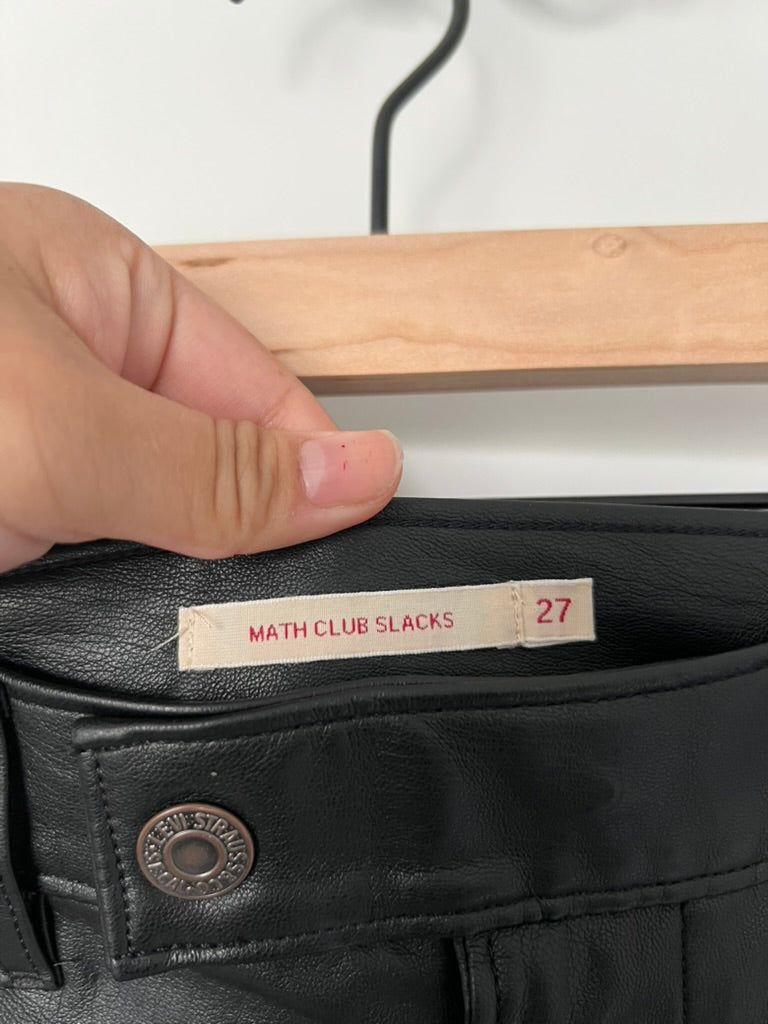 Seller #76 - Levi's Women's Math Club Slacks Black - Size 27