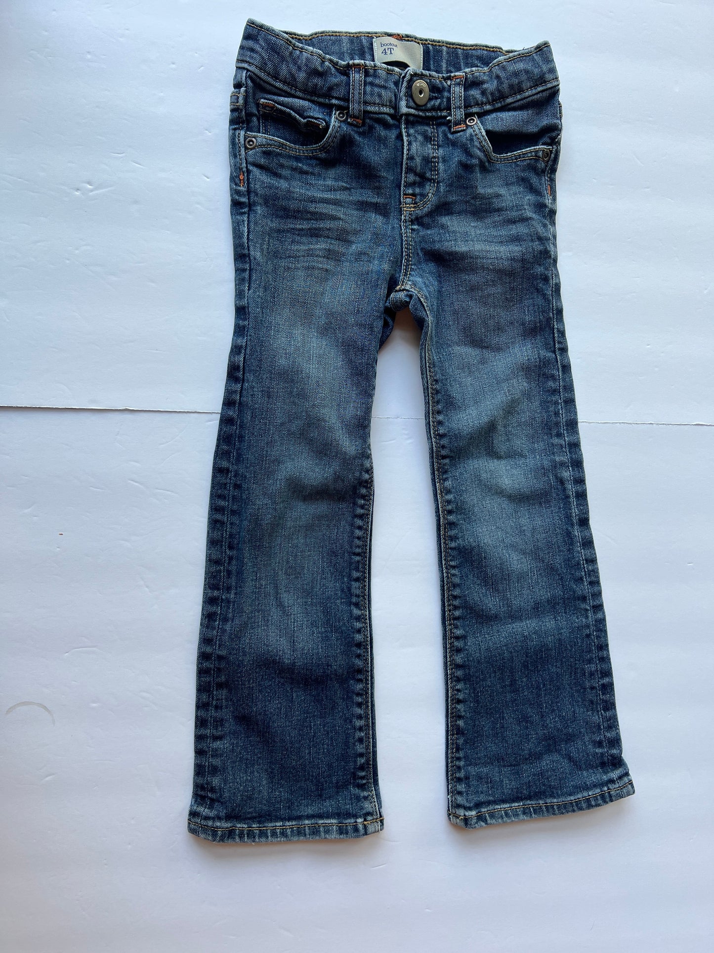 #180 Girls 4 Baby Gap Bootcut Jeans with adjustable waist