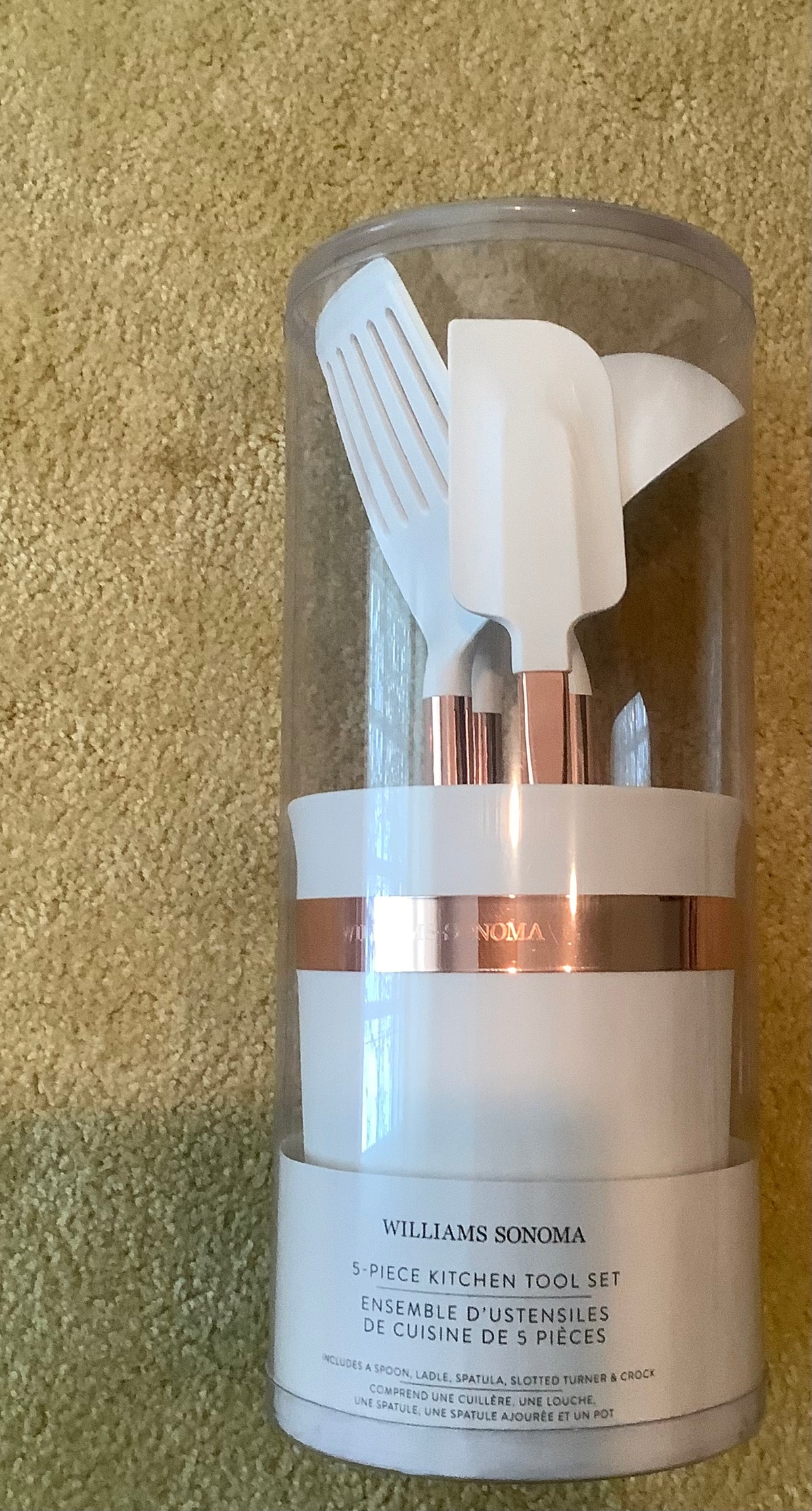 #130 NWT Williams Sonoma Kitchen Tool Set with Container
