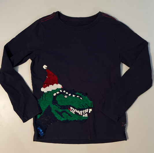 Seller 76 Joules Christmas Dinosaur Top size 8