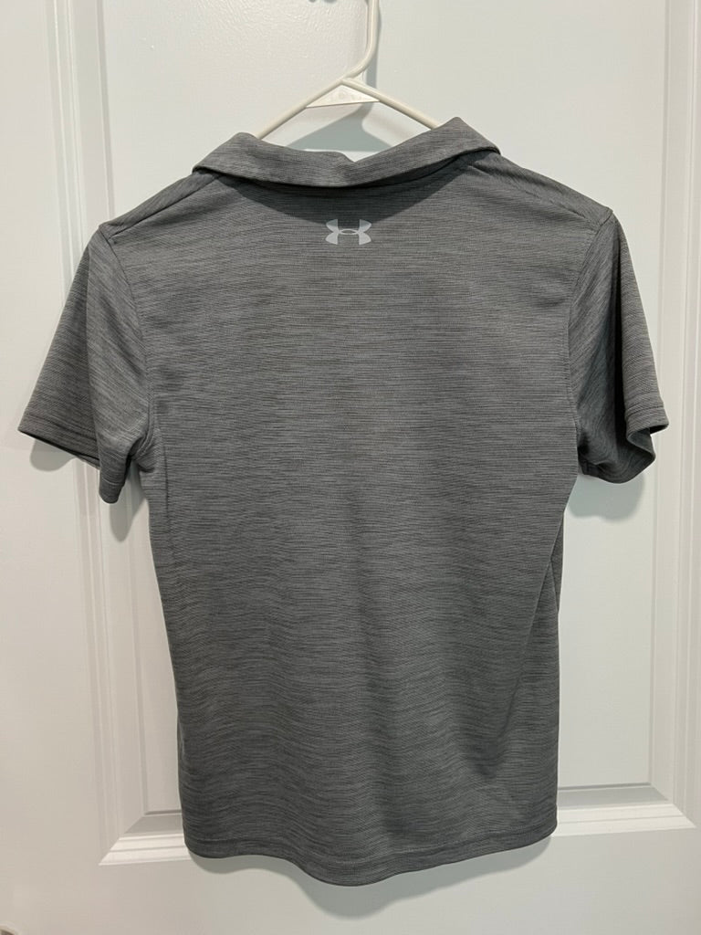 Seller #76 - Under Armour Boys Heatgear Polo - Heather Gray - Youth Large