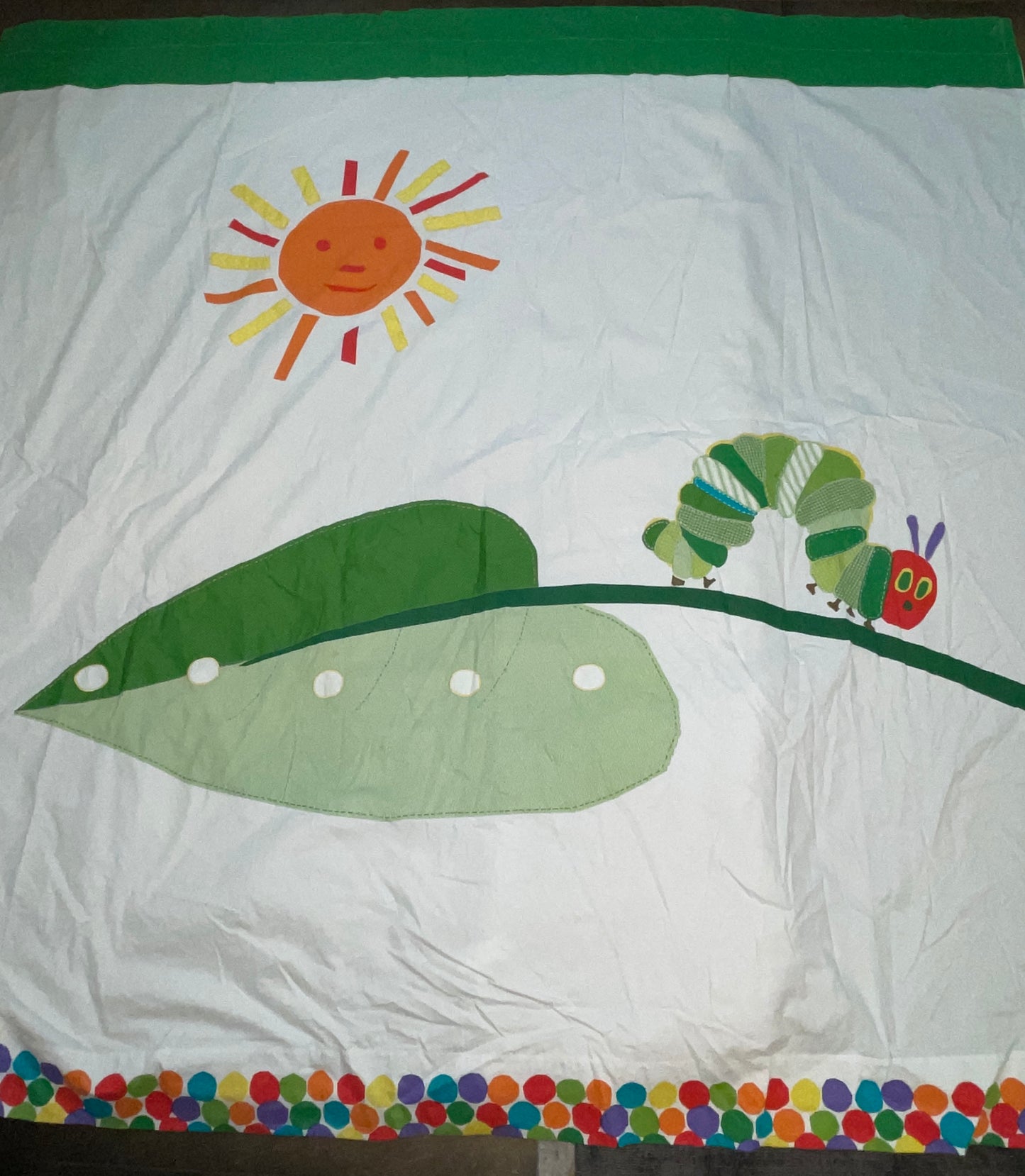 PPU Montgomery EUC Pottery Barn Kids Eric Clarke Hungry Caterpillar Shower Curtain