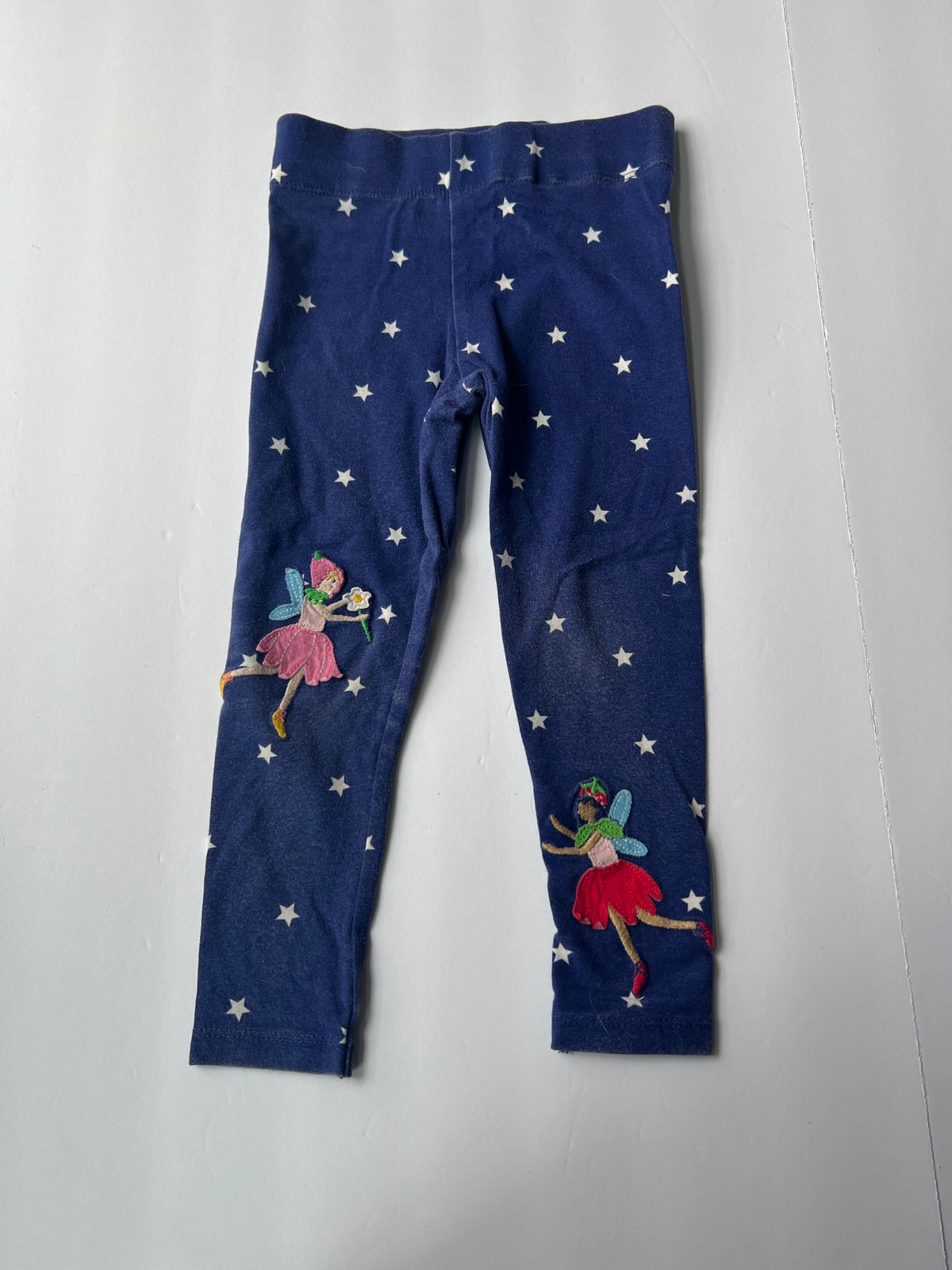 #141 Girls 3-4 Mini Boden Fairy Applique Leggings