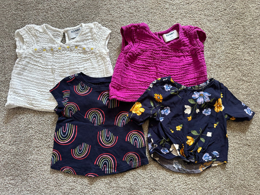 Old Navy | top bundle (4) | girl | multi-color | 12-18 months | PPU Anderson