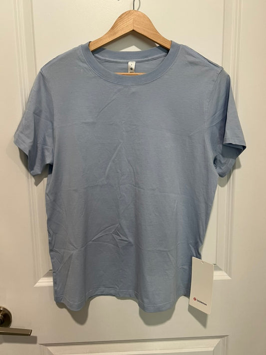 Seller #76 - Lululemon All Yours Cotton Tee Size 2 NWT $58.00 BLEN