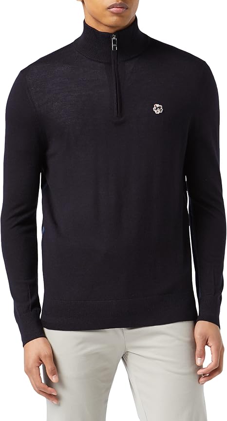 Seller 189:  Ted Baker Tooting 100% Wool quarter zip pullover Size 5 (Small Mens)