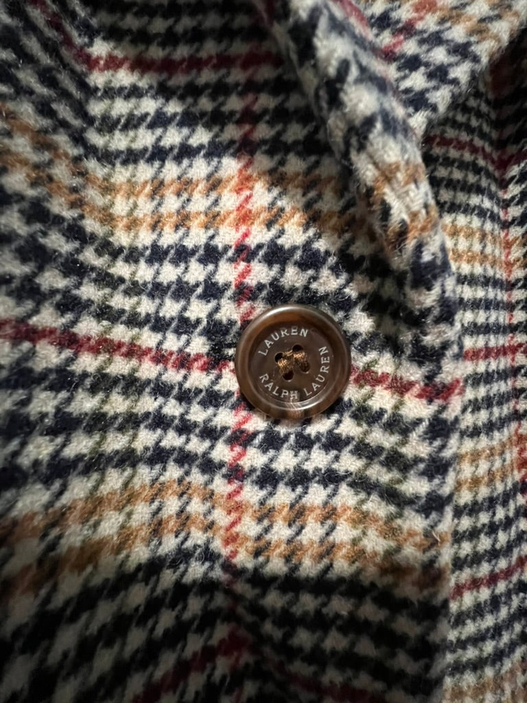 Seller #76 - Lauren Ralph Lauren Reefer Coat - Sienna Plaid - NWOT - Size 4