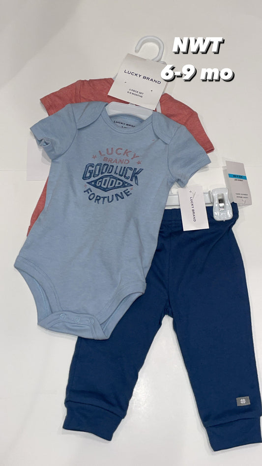 Lucky Brand 6-9 mo outfit bundle