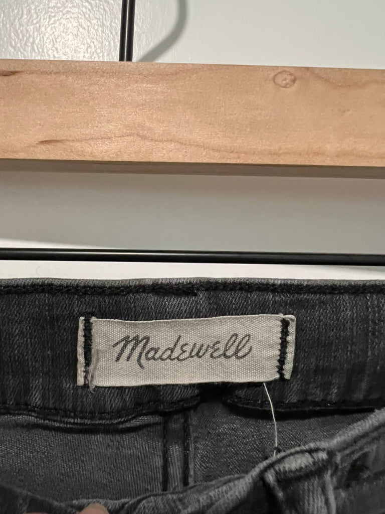Seller #76 - Madewell Cali Demi-Boot Jeans in Edmunds Wash: Raw-Hem Edition Size 25 Black