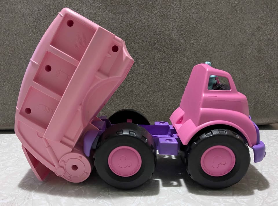 #61 Green Toys Disney Minnie Mouse Garbage Recycling Truck
