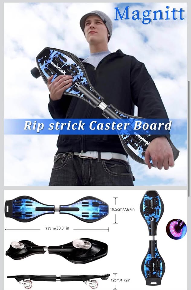 Seller 128 - Magnitt Caster Skate Board - New