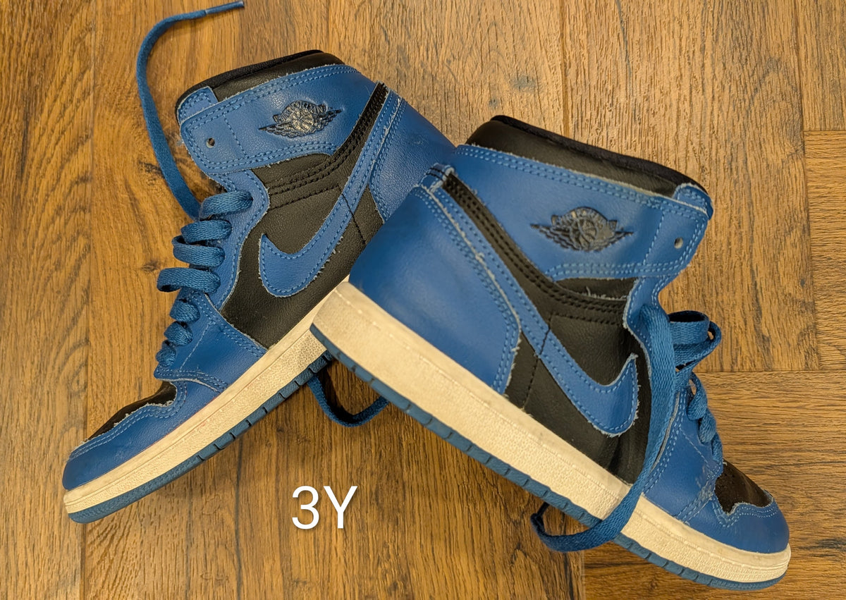 #3 Blue & Black size 3 Nike Jordan 1 retro high