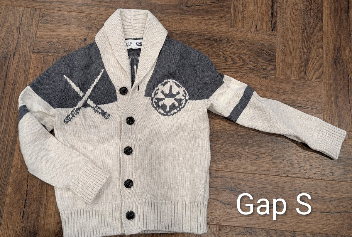 #3 Gap size S, button up Star Wars cardigan