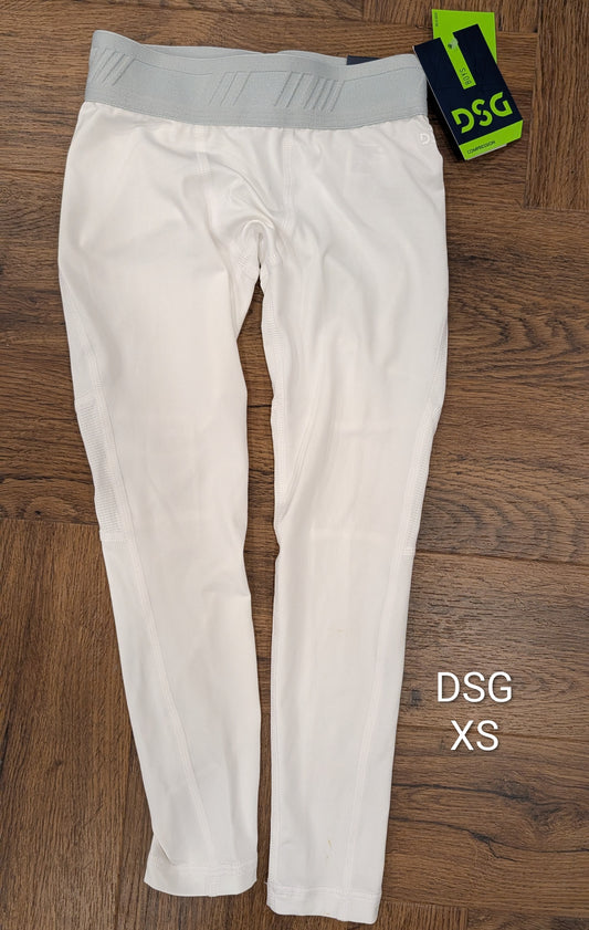 #3 DSG white athletic tights, XS, NWT