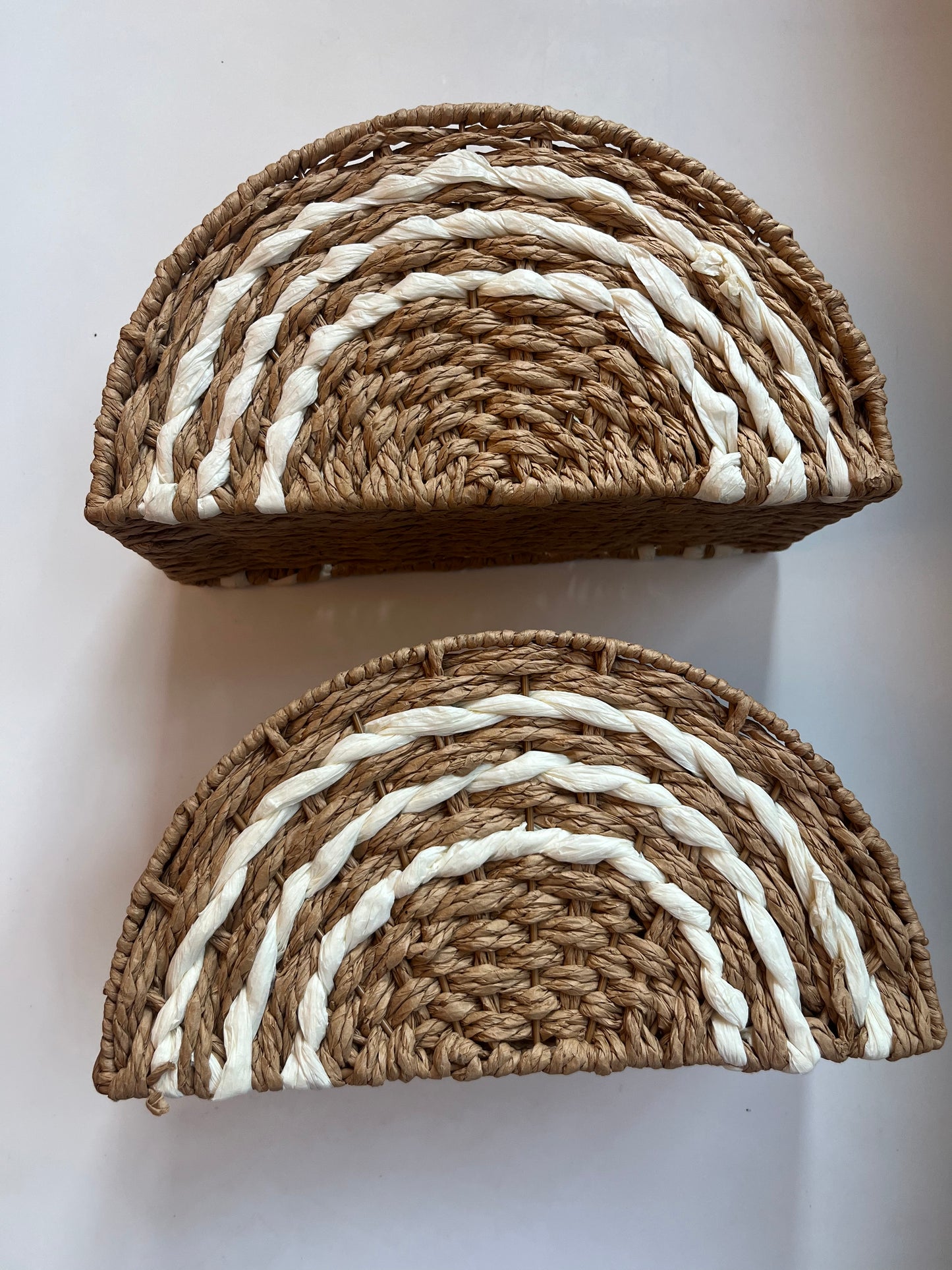 Seller #20 Rainbow wall baskets NWT