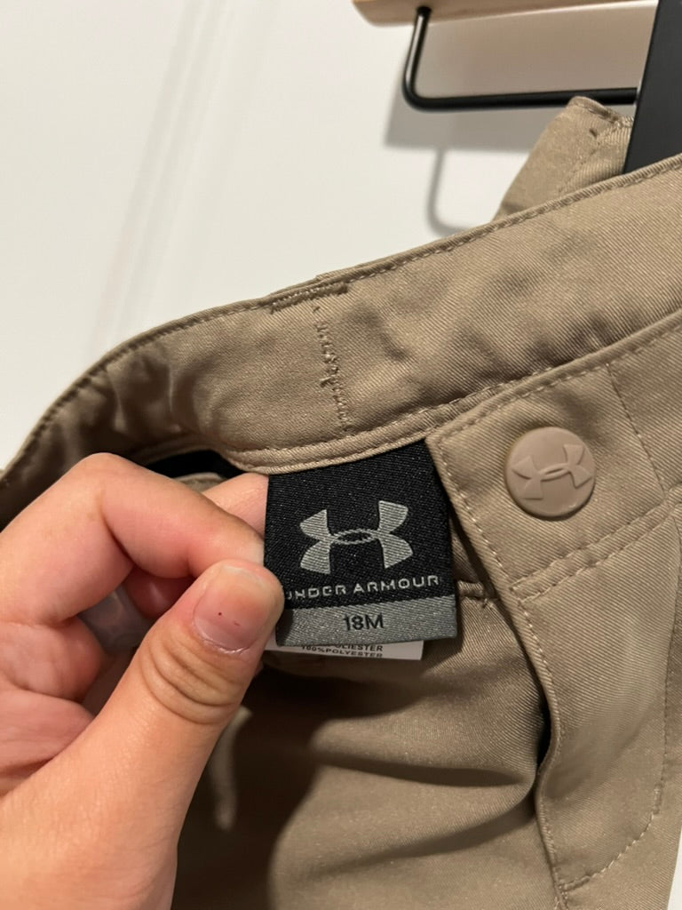 Seller #76 - Under Armour Toddler Golf Short - Khaki - 18 Months