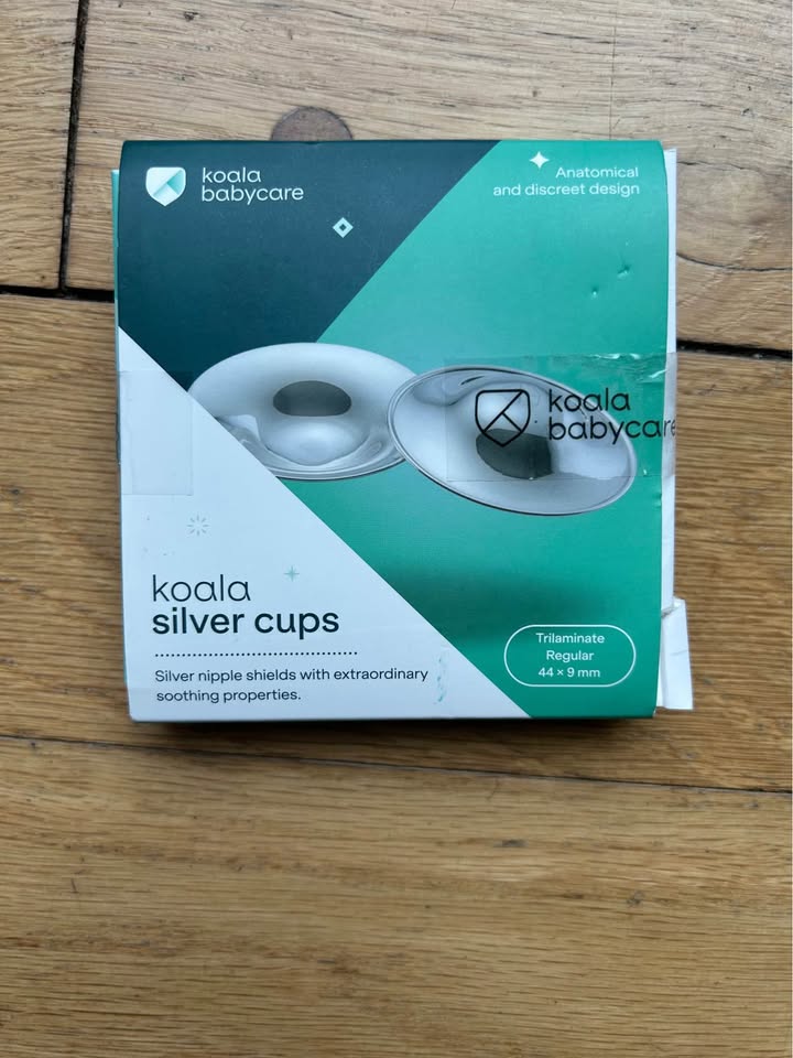 Seller 128 - Koala Silver Cups for Nursing - New in Box