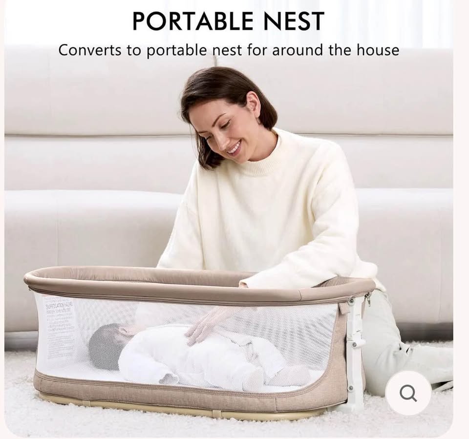 Seller 128 - Angelbliss Pink Bassinet with Portable Nest - New in Box!