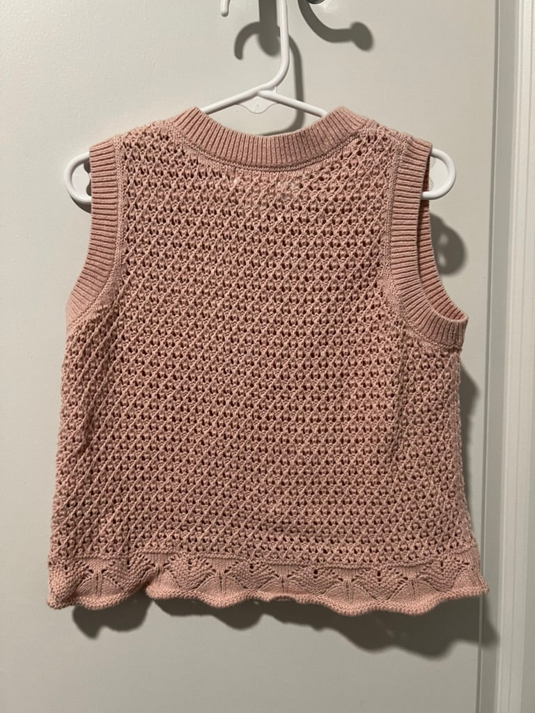 Seller #76 - Cat & Jack Girls' Sweater Vest Light Pink Size M (8)