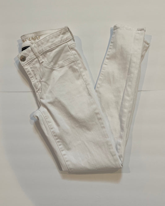 American Eagle white Jeggings size 4