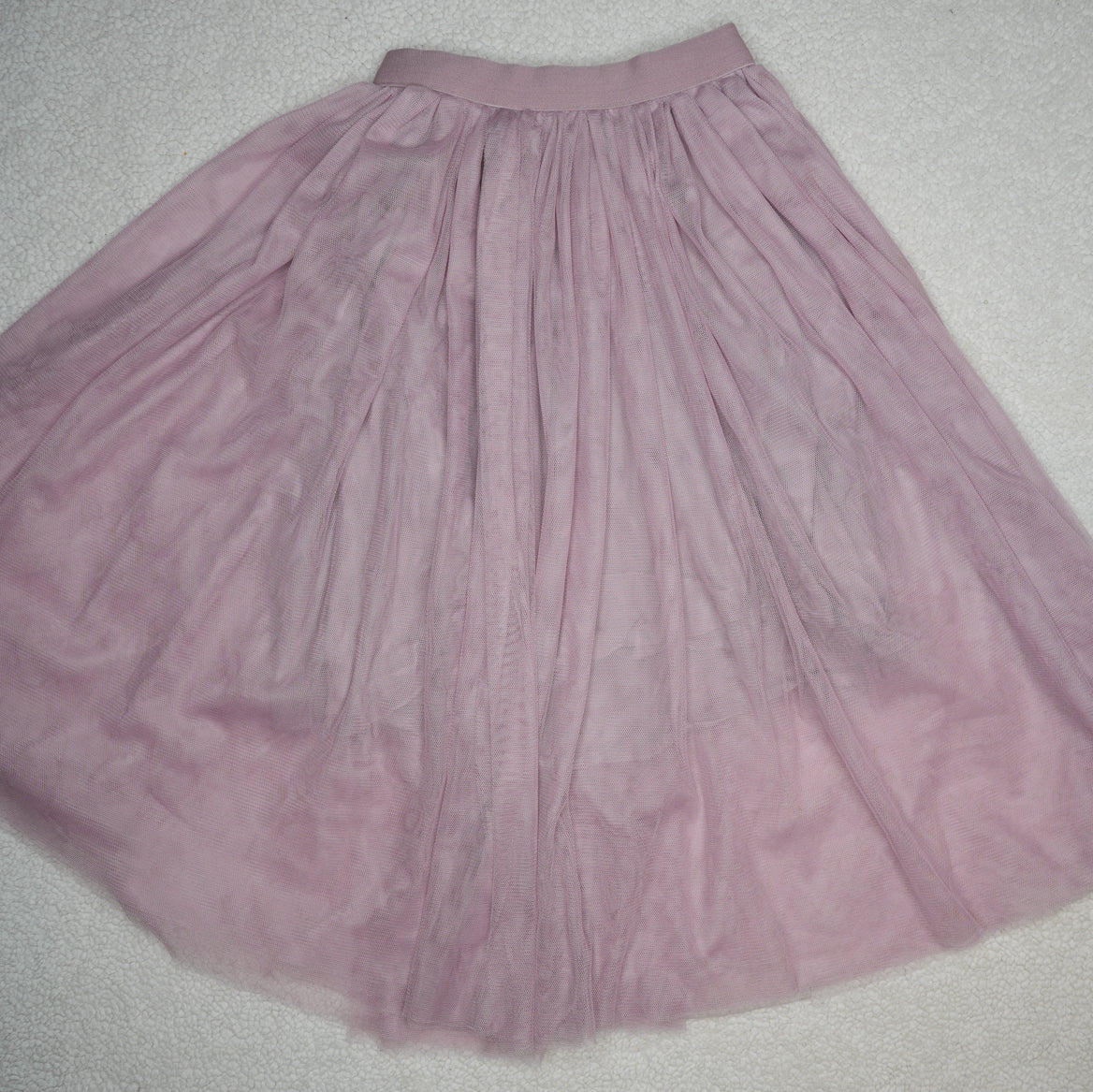 #31 Girls' Long Soft Tulle Skirt, Size 7/8