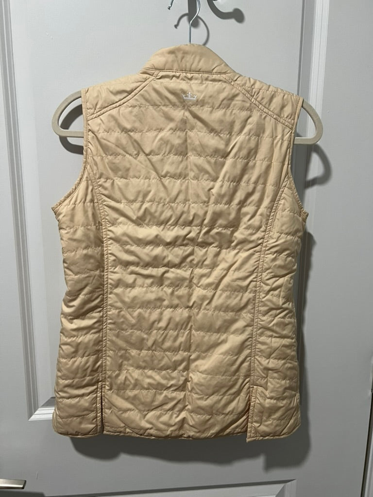 Seller #76 - Peter Millar Warmth Women's Reversible Vest Size Small Yellow/Plaid Golf Outdoor